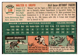 1954 Topps Baseball #018 Walt Dropo Tigers VG-EX 521838