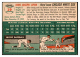 1954 Topps Baseball #019 Johnny Lipon White Sox VG-EX 521839