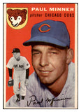 1954 Topps Baseball #028 Paul Minner Cubs VG-EX 521848