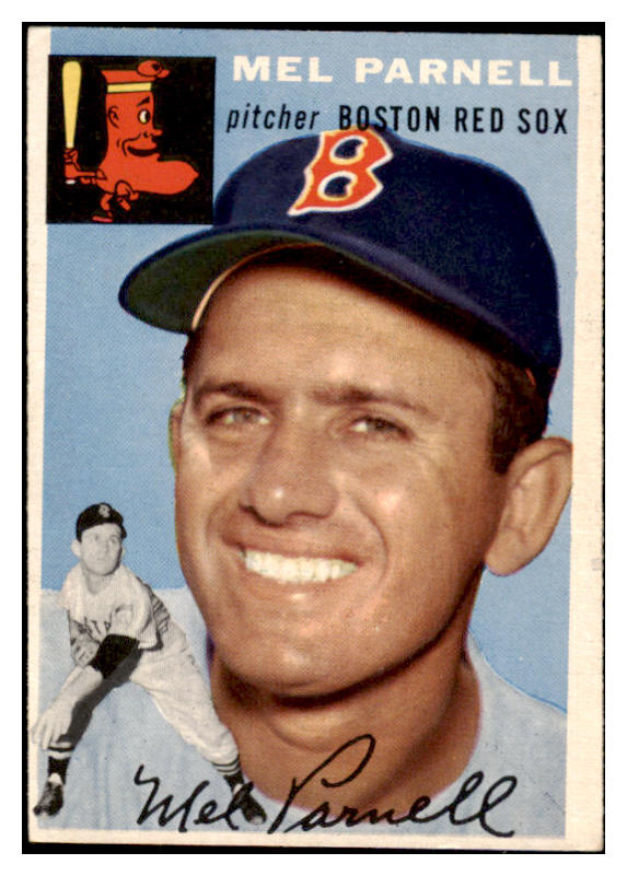 1954 Topps Baseball #040 Mel Parnell Red Sox EX-MT 521858