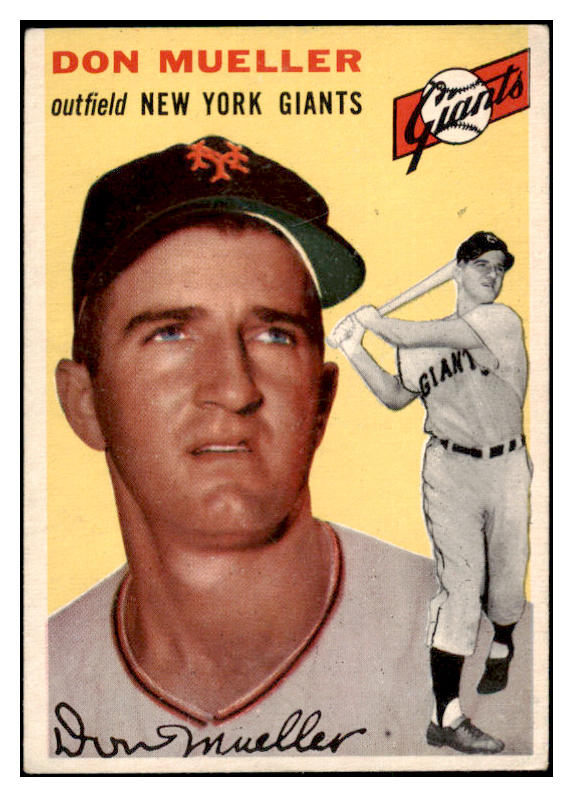 1954 Topps Baseball #042 Don Mueller Giants VG-EX 521861