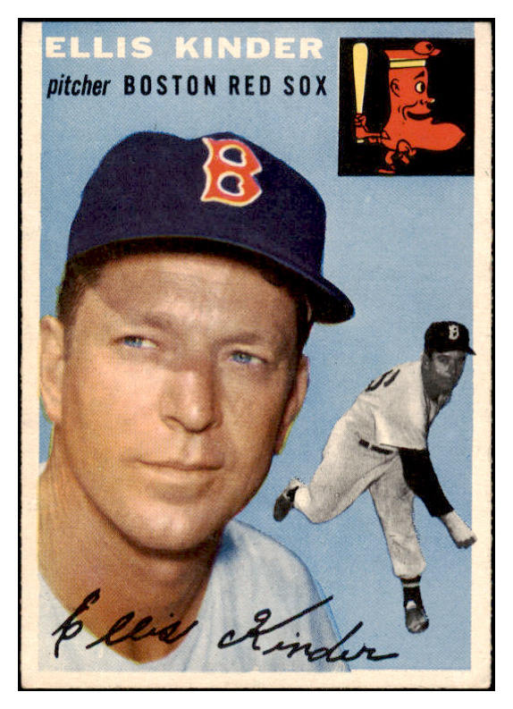 1954 Topps Baseball #047 Ellis Kinder Red Sox EX-MT 521867