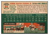 1954 Topps Baseball #054 Vern Stephens Orioles VG-EX 521873