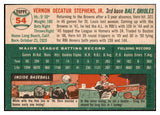 1954 Topps Baseball #054 Vern Stephens Orioles EX-MT 521874