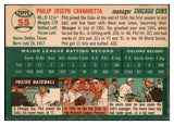 1954 Topps Baseball #055 Phil Cavarretta Cubs EX-MT 521875