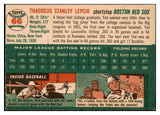 1954 Topps Baseball #066 Ted Lepcio Red Sox EX-MT 521888