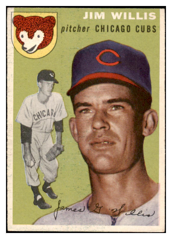 1954 Topps Baseball #067 Jim Willis Cubs EX-MT 521889