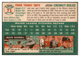 1954 Topps Baseball #071 Frank Smith Reds VG-EX 521892