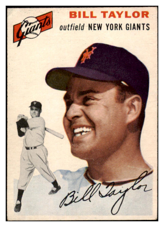 1954 Topps Baseball #074 Bill Taylor Giants VG-EX 521895