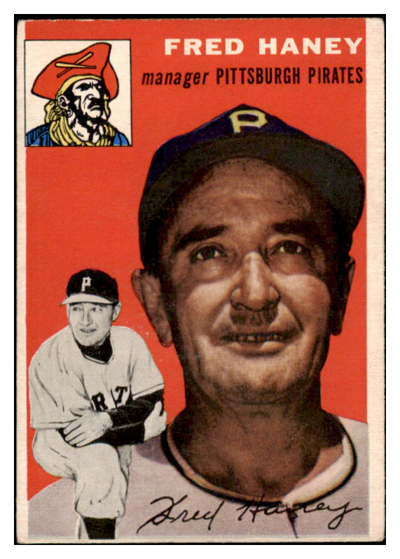 1954 Topps Baseball #075 Fred Haney Pirates VG-EX 521896