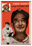 1954 Topps Baseball #075 Fred Haney Pirates VG-EX 521896