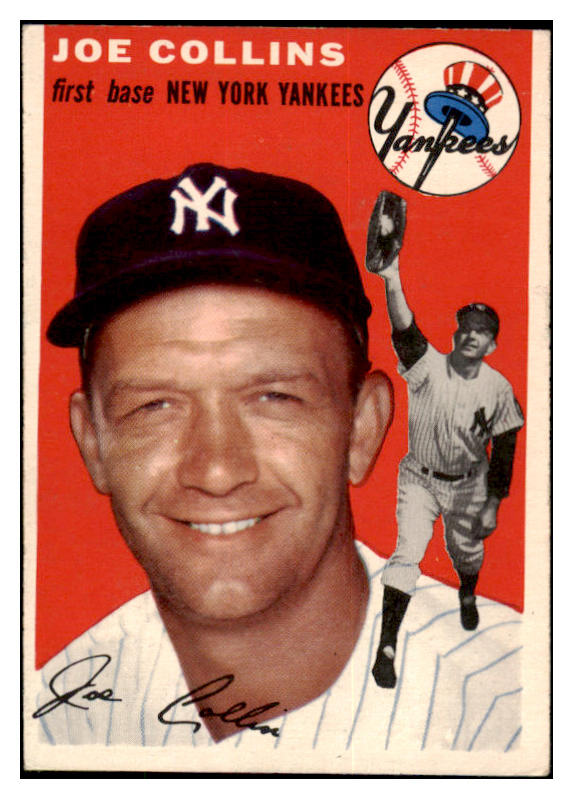 1954 Topps Baseball #083 Joe Collins Yankees EX-MT 521905