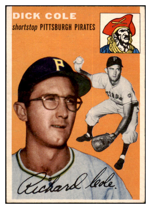 1954 Topps Baseball #084 Dick Cole Pirates EX-MT 521906