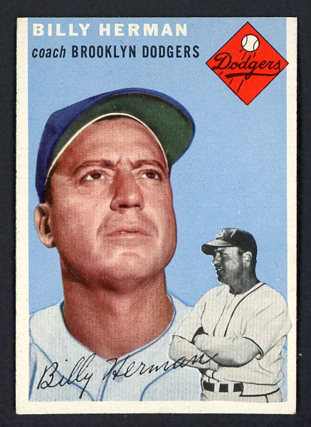 1954 Topps Baseball #086 Billy Herman Dodgers EX-MT 521909