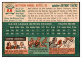 1954 Topps Baseball #088 Matt Batts Tigers EX-MT 521911