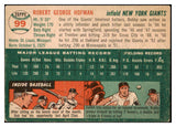 1954 Topps Baseball #099 Bobby Hofman Giants VG-EX 521921