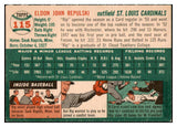 1954 Topps Baseball #115 Rip Repulski Cardinals VG-EX 521939