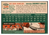 1954 Topps Baseball #120 Roy McMillan Reds VG-EX 521944