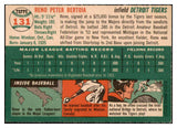 1954 Topps Baseball #131 Reno Bertoia Tigers EX-MT 521955