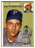 1954 Topps Baseball #134 Cal Hogue Pirates VG-EX 521957