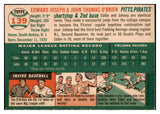 1954 Topps Baseball #139 Eddie O'Brien Johnny O'Brien VG-EX 521963