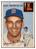 1954 Topps Baseball #144 Bill Werle Red Sox VG-EX 521968