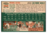 1954 Topps Baseball #152 Mike Blyzka Orioles EX-MT 521978