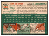 1954 Topps Baseball #158 Peanuts Lowrey Cardinals VG-EX 521984