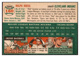 1954 Topps Baseball #160 Red Kress Indians EX-MT 521986