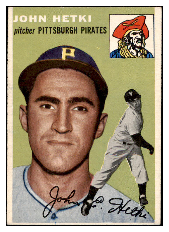 1954 Topps Baseball #161 John Hetki Pirates EX-MT 521987