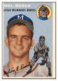 1954 Topps Baseball #181 Mel Roach Braves EX-MT 522010