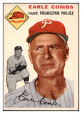 1954 Topps Baseball #183 Earle Combs Phillies EX-MT 522012