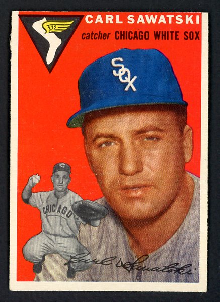 1954 Topps Baseball #198 Carl Sawatski White Sox VG-EX 522029