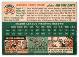 1954 Topps Baseball #200 Larry Jansen Giants EX-MT 522031