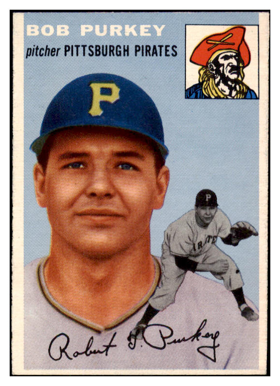 1954 Topps Baseball #202 Bob Purkey Pirates VG-EX 522032