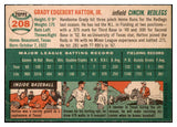 1954 Topps Baseball #208 Grady Hatton Reds EX-MT 522038