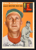 1954 Topps Baseball #217 Paul Schreiber Red Sox EX-MT 522048