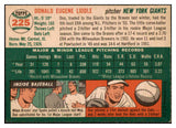 1954 Topps Baseball #225 Don Liddle Giants EX-MT 522056