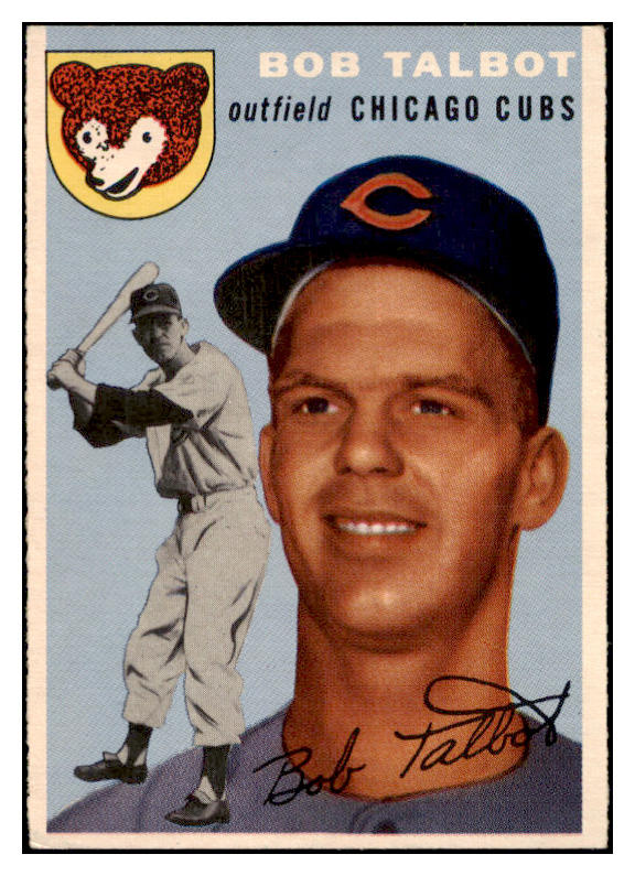 1954 Topps Baseball #229 Bob Talbot Cubs VG-EX 522061