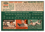 1954 Topps Baseball #233 Augie Galan A's VG-EX 522067