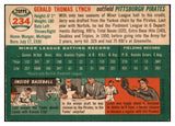 1954 Topps Baseball #234 Jerry Lynch Pirates EX-MT 522068