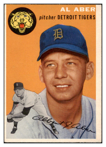 1954 Topps Baseball #238 Al Aber Tigers EX-MT 522073
