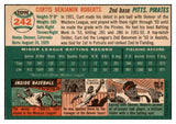 1954 Topps Baseball #242 Curt Roberts Pirates EX-MT 522077