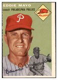 1954 Topps Baseball #247 Eddie Mayo Phillies VG-EX 522083