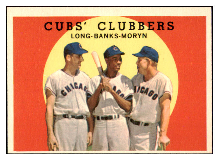 1959 Topps Baseball #147 Ernie Banks Dale Long NR-MT oc 522088