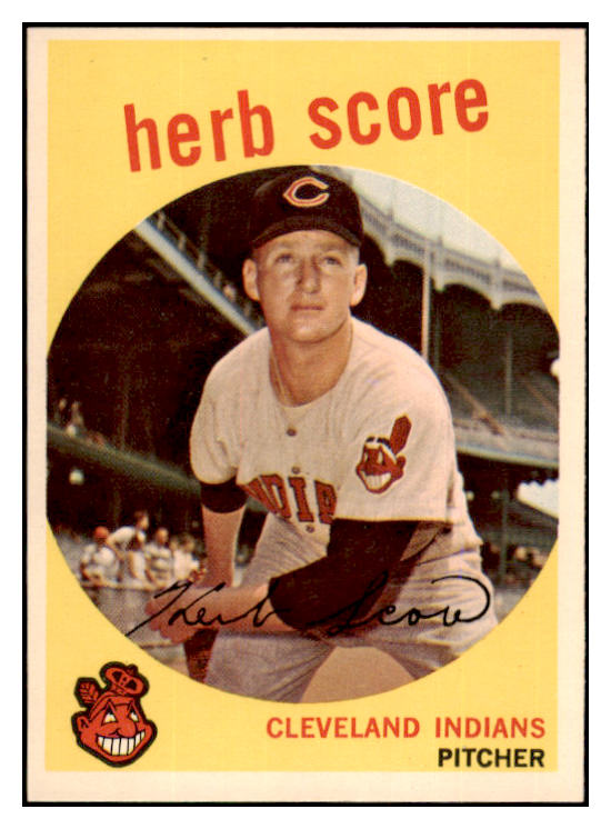 1959 Topps Baseball #088 Herb Score Indians NR-MT 522101