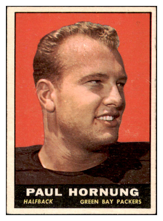 1961 Topps Football #040 Paul Hornung Packers EX 522105