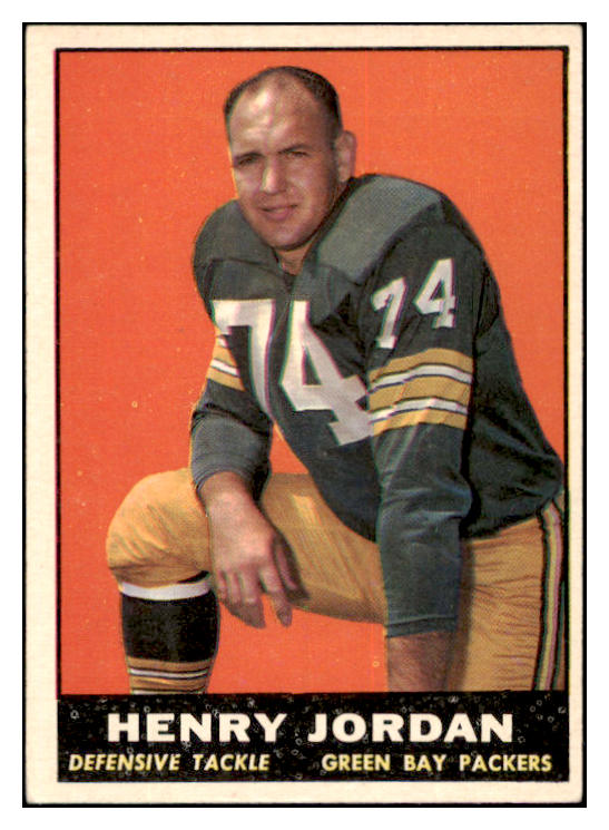 1961 Topps Football #045 Henry Jordan Packers EX+/EX-MT 522106