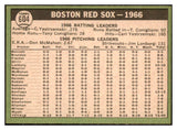 1967 Topps Baseball #604 Boston Red Sox Team EX-MT 522109