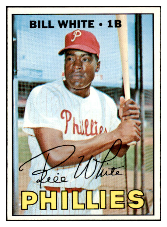 1967 Topps Baseball #290 Bill White Phillies EX-MT 522118